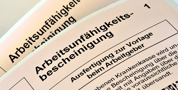 Arbeitsunfähigkeitsbescheinigung