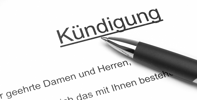 Kündigungsschreiben